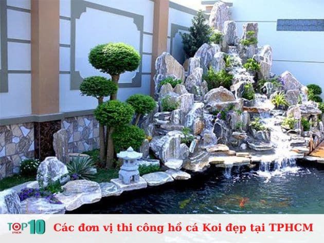 Các đơn vị thi công hồ cá Koi đẹp tại TPHCM