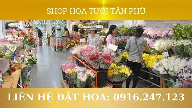 Cửa hàng hoa tại Tân Phú