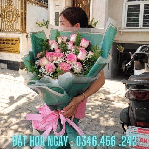 Bó hoa tươi tại Shop hoa tươi Hiệp Tâm