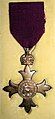 Huân chương MBE vào năm 1918