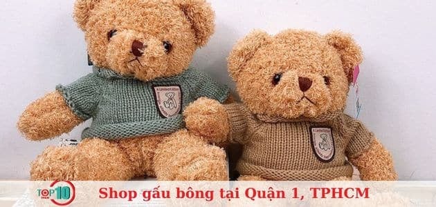 5 cửa hàng gấu bông đẹp và chất lượng tại Quận 1, TP.HCM