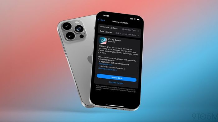 Apple phát hành bản beta 6 của iOS 18