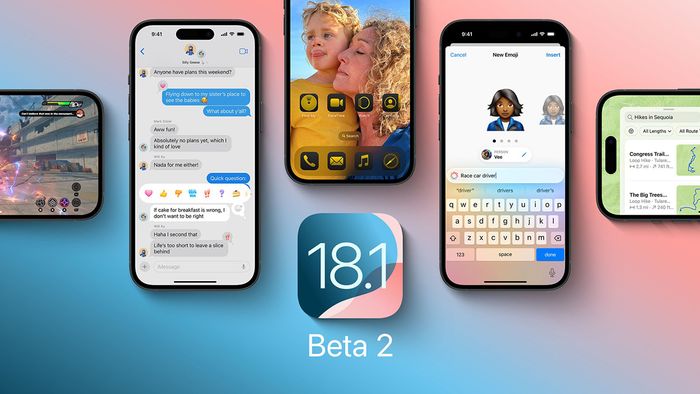 Apple giới thiệu nhiều cập nhật thú vị trong iOS 18.1 beta 2