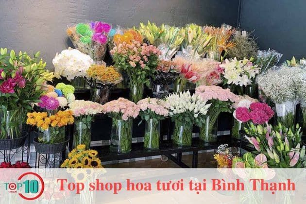 Những cửa hàng hoa tươi nổi bật tại Bình Thạnh