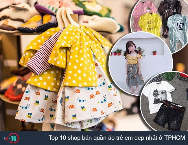 Cửa hàng quần áo trẻ em tại TPHCM