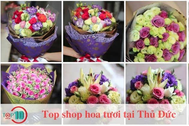 Các cửa hàng hoa tươi hàng đầu tại Thủ Đức