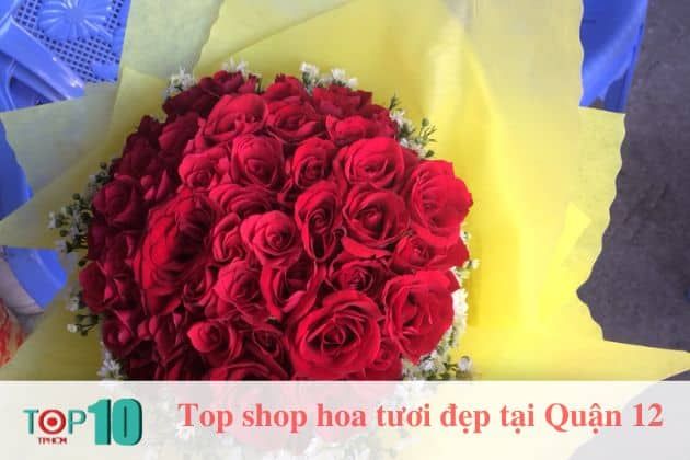 Shop hoa với mức giá hợp lý và dịch vụ chất lượng. | Nguồn: Shop hoa Hiệp Tâm