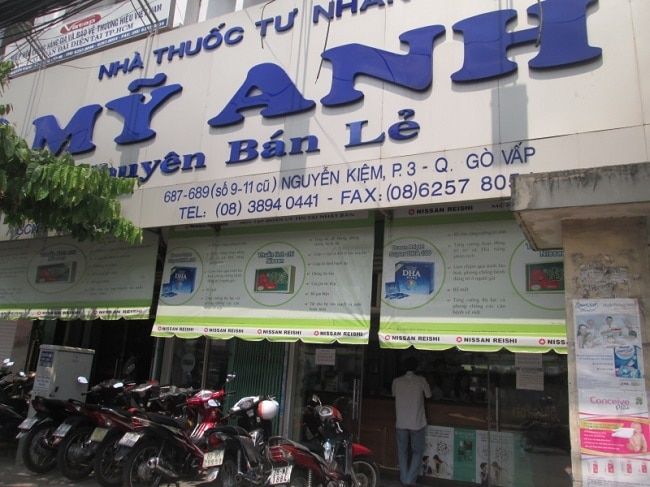 Nhà thuốc Tây Mỹ Anh nằm trong Top 10 các cửa hàng bán thuốc Tây uy tín và giá cả hợp lý nhất tại TP. Hồ Chí Minh