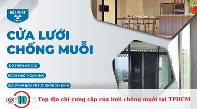 Cửa lưới chống muỗi Hòa Phát