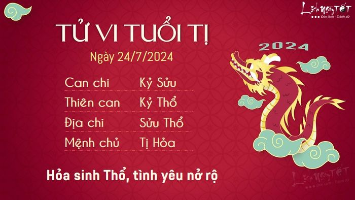 Tử vi hàng ngày 24/7/2024 - Tuổi Tị