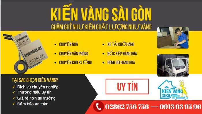 Dịch vụ chuyển dọn kho xưởng – Kiến Vàng Sài Gòn