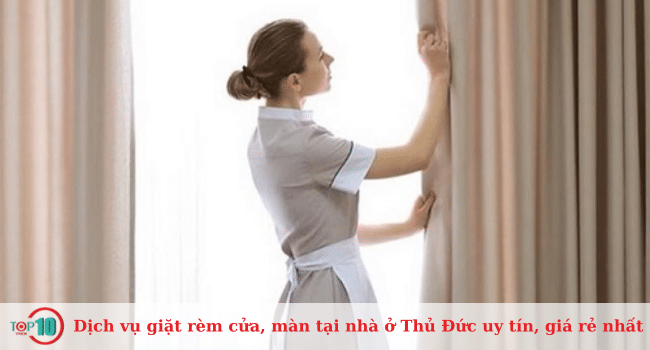 Danh sách các dịch vụ giặt rèm cửa, màn tại nhà ở Thủ Đức uy tín và tốt nhất