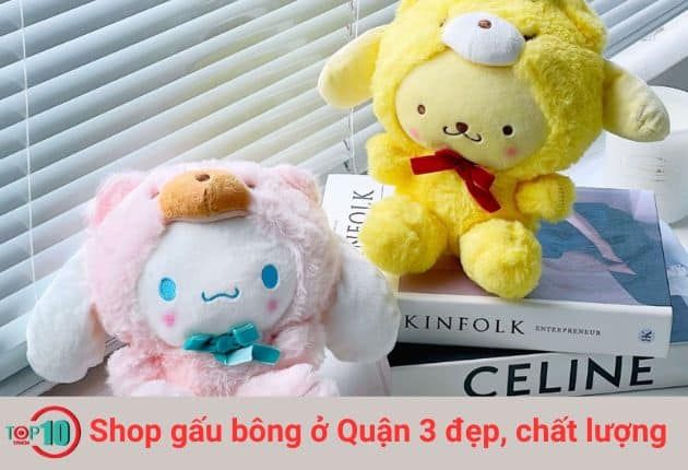 Cửa hàng gấu bông tại Quận 3 vừa đẹp lại chất lượng