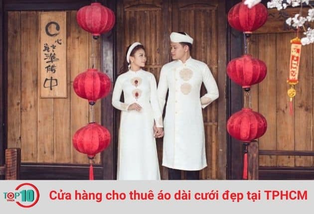 Các tiệm cho thuê áo dài cưới đẹp tại TP.HCM