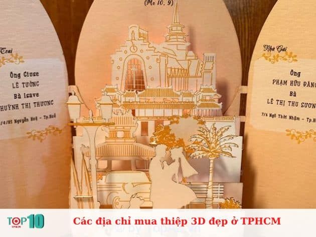 Những địa chỉ mua thiệp 3D đẹp tại TPHCM