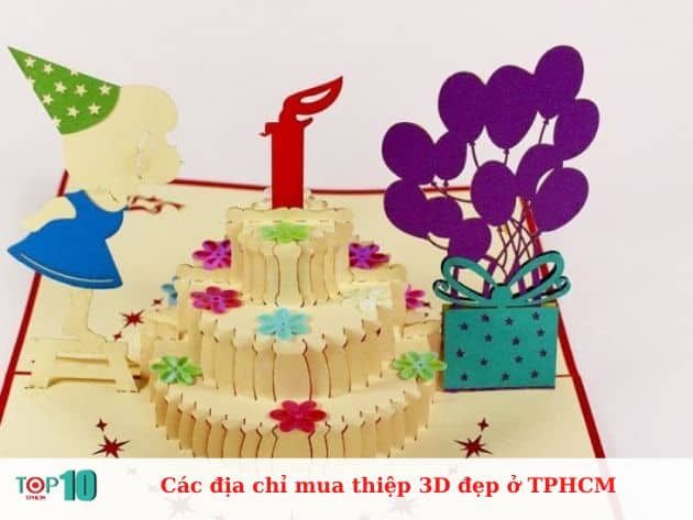 Những địa chỉ mua thiệp 3D đẹp tại TPHCM