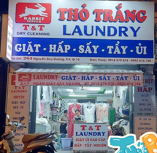 Tiệm Giặt Ủi Thỏ Trắng Laundry