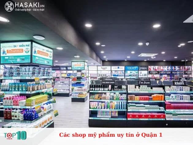 Danh sách các cửa hàng mỹ phẩm uy tín tại Quận 1