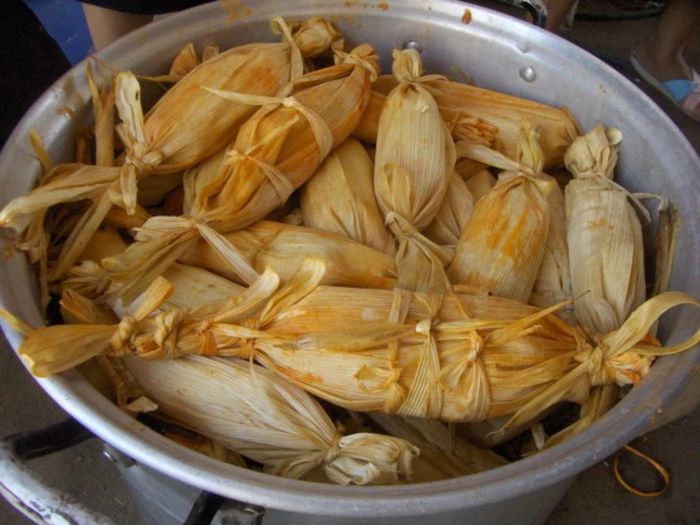 Tamales: Đặc sản đầu năm của người Mexico