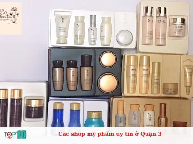 Các shop mỹ phẩm uy tín ở Quận 3