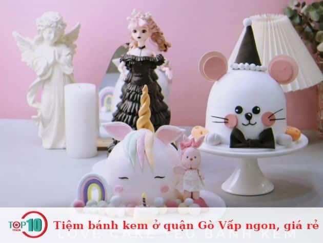 Tiệm bánh kem ở quận Gò Vấp ngon, giá rẻ