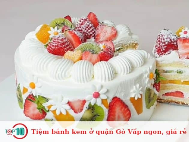 Tiệm bánh kem ở quận Gò Vấp ngon, giá rẻ