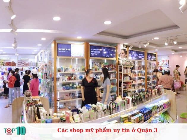 Các shop mỹ phẩm uy tín ở Quận 3