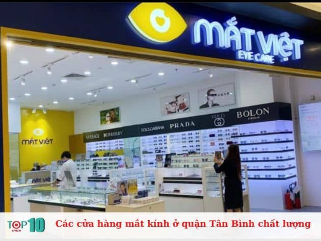 Cửa hàng mắt kính chất lượng tại quận Tân Bình