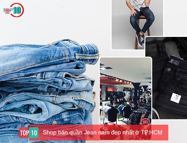 Các cửa hàng quần jean nam đẹp nhất tại TP.HCM