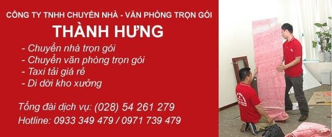 Chuyển văn phòng trọn gói giá rẻ huyện Bình Chánh - Thành Hưng