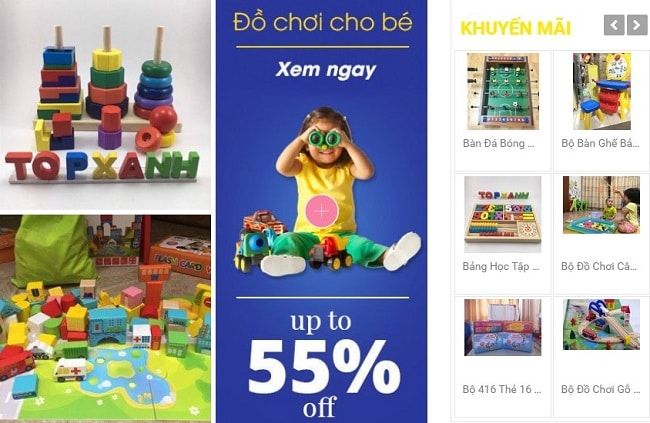 Cửa hàng đồ chơi trẻ em