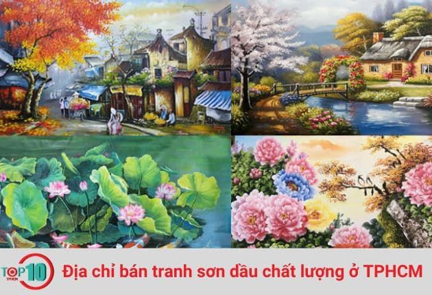 Cửa Hàng Tranh Sơn Dầu Hồng Ân