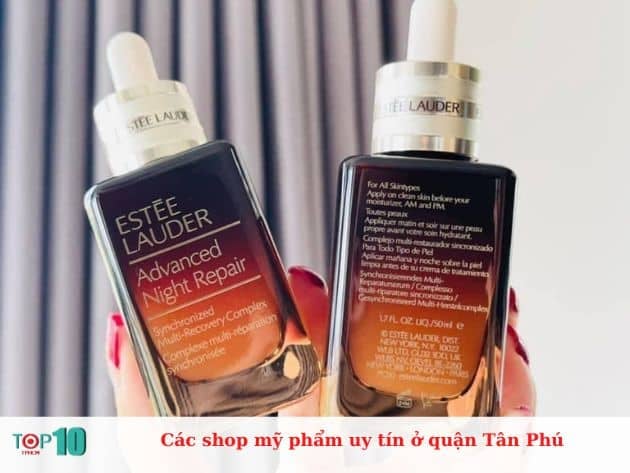 Các shop mỹ phẩm uy tín ở quận Tân Phú