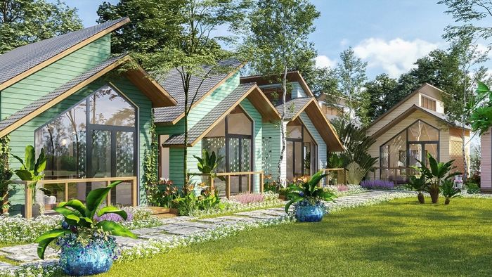 villa Hà Nội có bể bơi