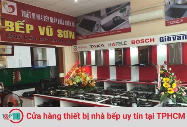 Bếp Vũ Sơn luôn là lựa chọn hàng đầu của nhiều khách hàng khi tìm mua thiết bị và dụng cụ nhà bếp.