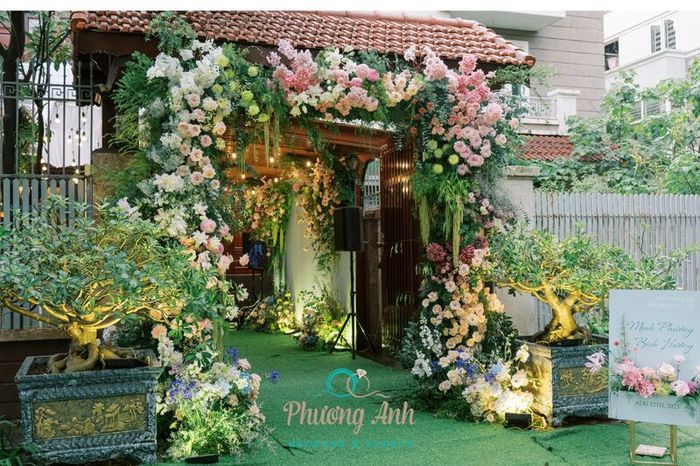 Các mẫu trang trí cưới hỏi do Phương Anh Wedding thực hiện