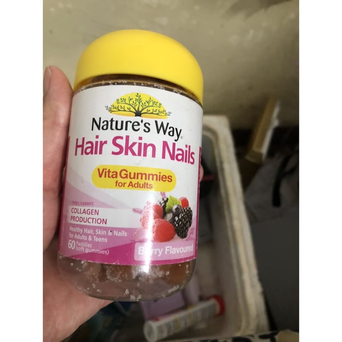 Kẹo dẻo cải thiện da, tóc và móng Nature’s Way Hair Skin & Nail - Hình ảnh 2