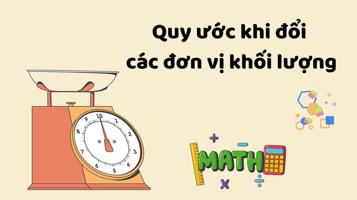 chuyển đổi các đơn vị đo khối lượng