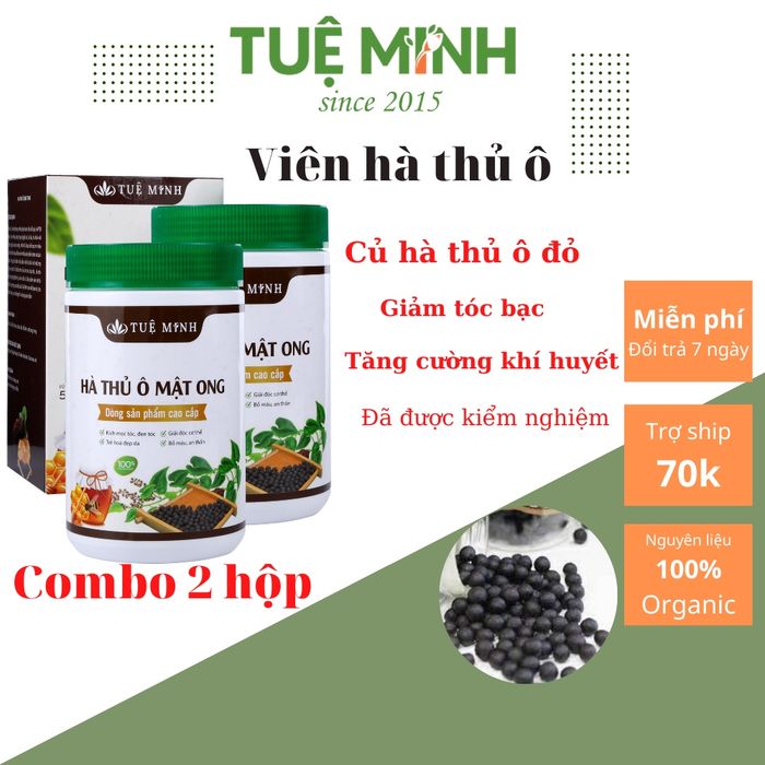 Ảnh của viên hà thủ ô Tuệ Minh - Hình 2