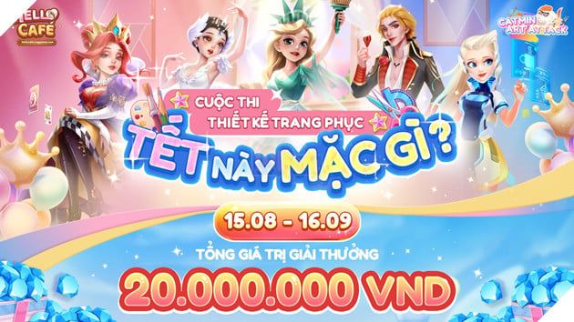 Khám Phá Sự Sáng Tạo Cùng Hello Café Với Cuộc Thi Thiết Kế Trang Phục “Tết Này Mặc Gì?”