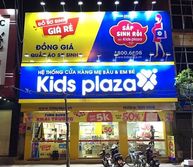 Hệ thống cửa hàng Mẹ Bầu & Em Bé của Kids Plaza