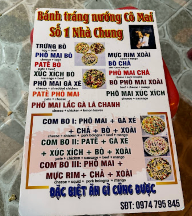 Bánh tráng nướng Cô Mai Nhà Chung, hình ảnh 2