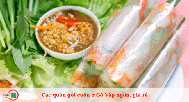 Danh sách các quán gỏi cuốn ngon và giá rẻ nhất ở Gò Vấp