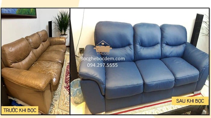 bọc ghế sofa tại nhà Hà Nội