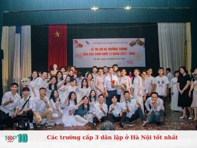 Những trường THPT tư thục hàng đầu tại Hà Nội