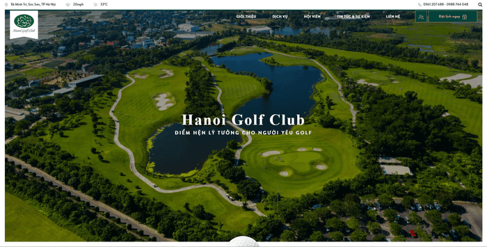 sân golf tại Hà Nội