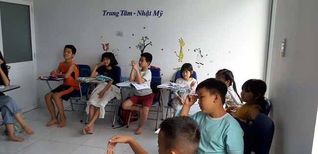 Lớp học tại Trung tâm Nhật ngữ Mỹ - Nhật Bản