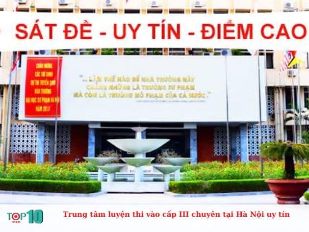 Trung tâm luyện thi vào cấp III chuyên tại Hà Nội uy tín