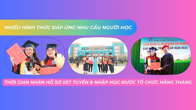 Xét tuyển tại Cao Đẳng Cộng Đồng Đồng Tháp