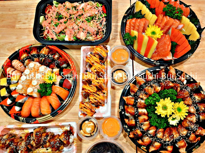 Hình ảnh các món Nhật đặc sắc tại Bụi Sushi 2